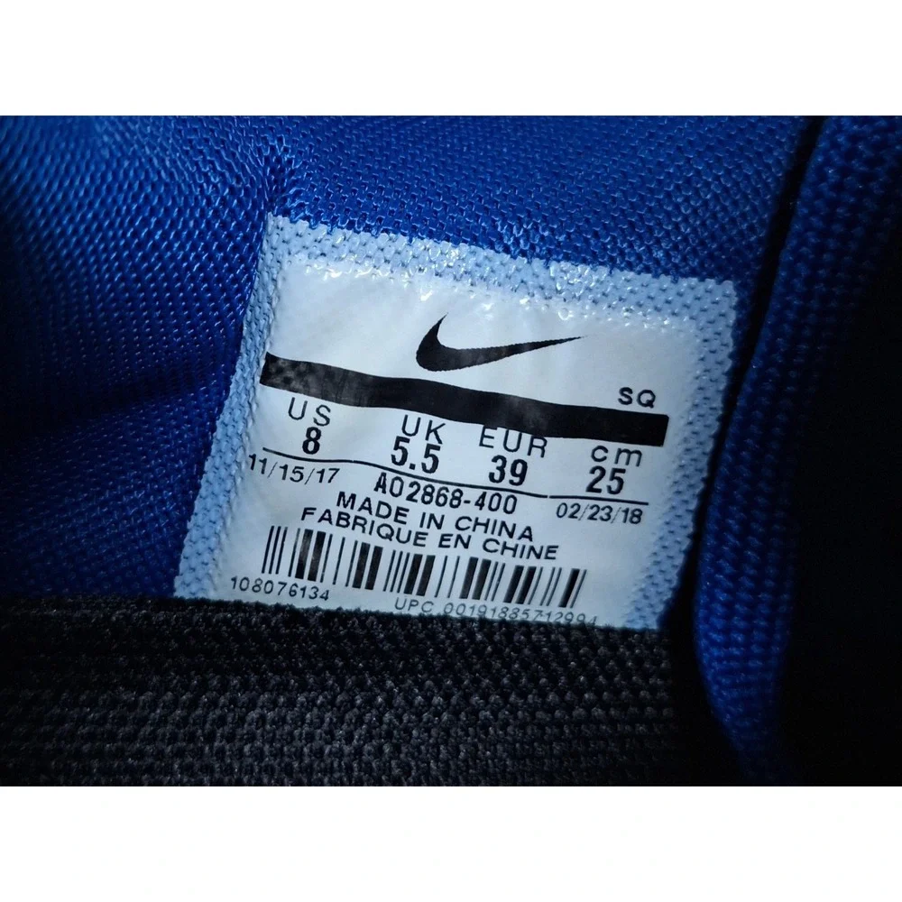Nike Vandal 2K Gym Blue Double Stack Platform Sneakers US Sz 8 Womens AO2868-400